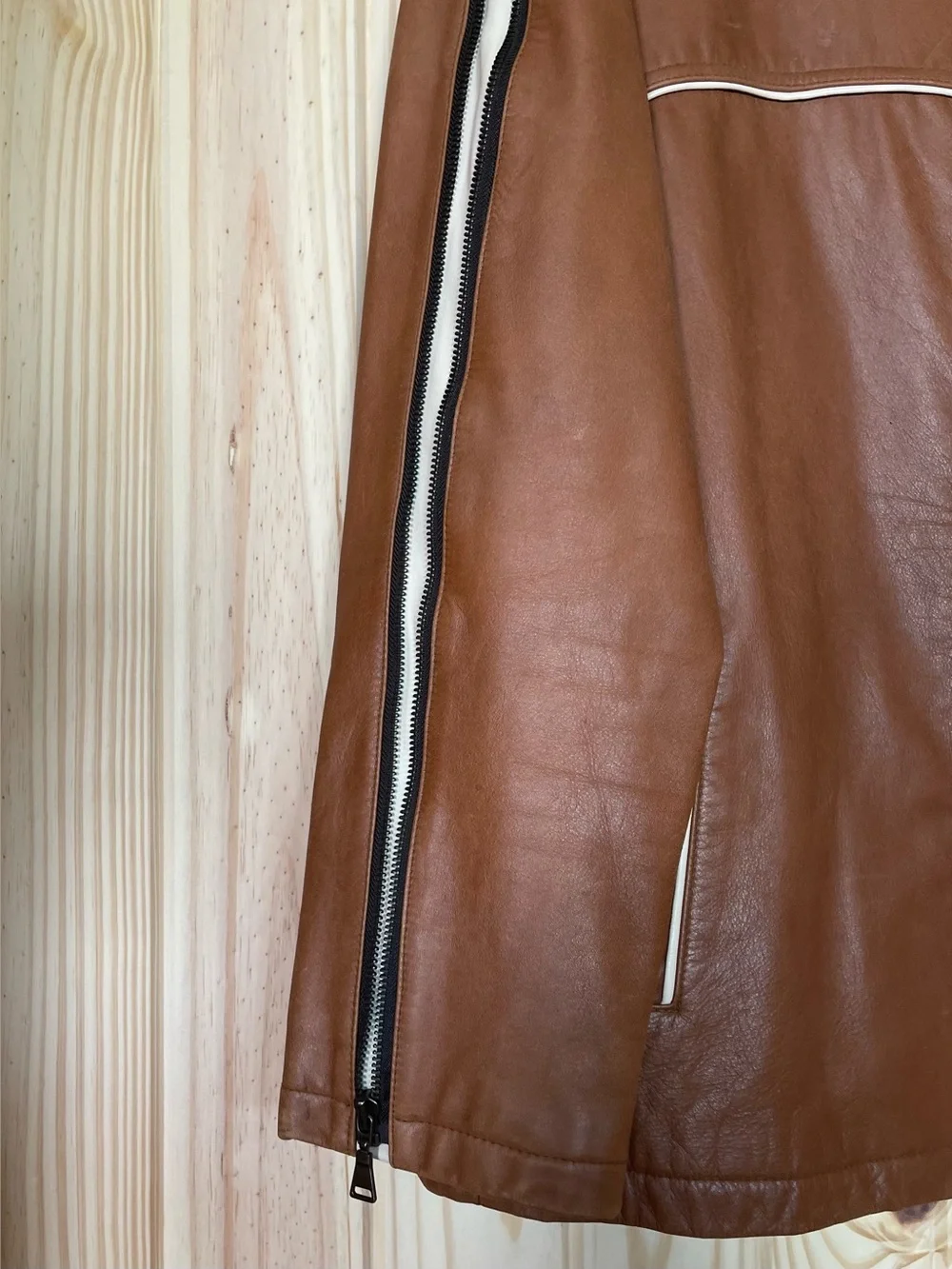 Vintage Leather Mens Jacket